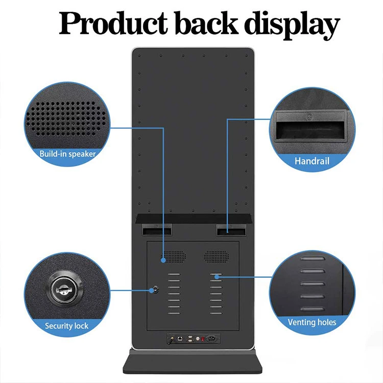 43, 49, 55, 65, 70, 75, 86 and 98"LCD Display, Digital Signage, LED/LCD Touch Display with Cloud Server, WiFi and 4G Options.